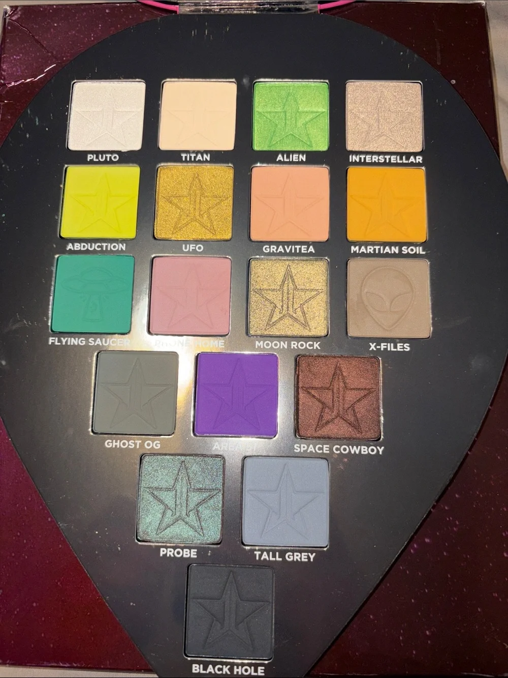 Jeffree Star Alien Pink Eyeshadow Palette